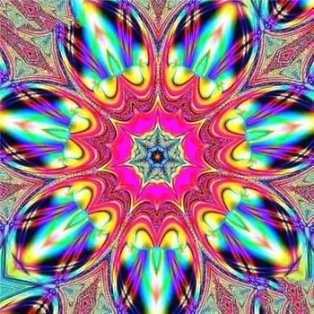 DIY Алмазная картина Цветочная Алмазная вышивка Абстрактная мозаика Наборы страз 20X30CM