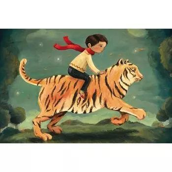 DIY Алмазная картина Мультфильм Дети Животное Рыцарь Вышивка Крестом Мозаика Украшение 20X30CM