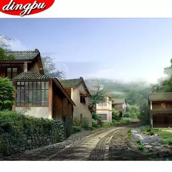 DIY Алмазная картина, полная дрель, галька, круглые наборы для вышивки крестом, полная Алмазная мозаика, кристалл, алмазная вышивка 20X30CM