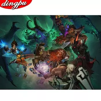 DIY Алмазная картина, полная дрель, галька, круглый набор для вышивки крестом, полная Алмазная мозаика, кристалл, алмазная вышивка, узор 20X30CM