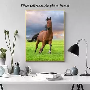 DIY Алмазная картина Полная круглая дрель Вышивка крестом Ремесло Алмазная вышивка Распродажа Новое поступление Мозаика со стразами Украшение для дома 15x20CM