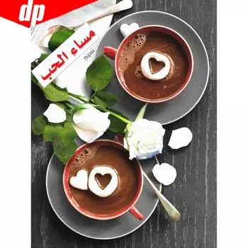 DIY Алмазная картина Полная круглая роза и кофейный горный хрусталь Картина Алмазная картина 20X30CM
