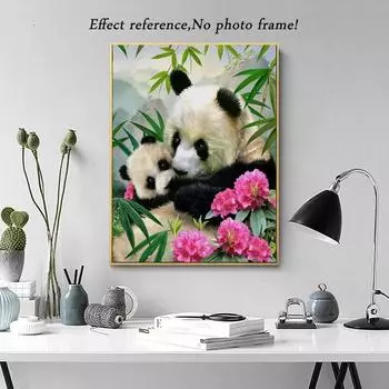 DIY Алмазная картина Полная круглая вышивка крестом Мозаика Алмазная вышивка Новое поступление Стразы Мозаика Домашнее украшение Картина 15x20CM