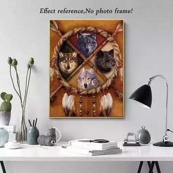 DIY Алмазная картина, полная круглая вышивка крестом, полный комплект, мозаика из стразов, подарок, домашний декор, набор для творчества 15x20CM