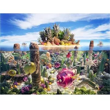 Diy Алмазная картина Вышивка крестиком Алмазная вышивка Алмазная мозаика Домашний декор 20X30CM