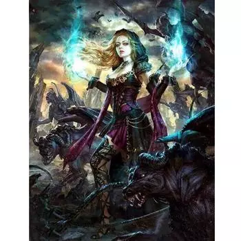 Diy Алмазная картина Вышивка крестиком Полный дрель Алмазные точки Головоломки Наборы Алмазная мозаика Вышивка 20X30CM