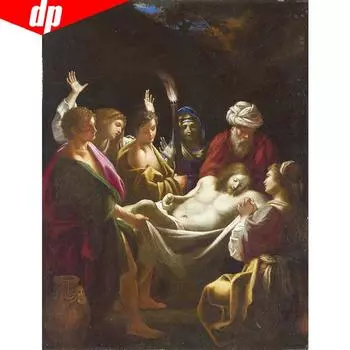 DIY Алмазная картина Вышивка крестом Христос несет на могилу Вышивка Украшение Алмаз 20X30