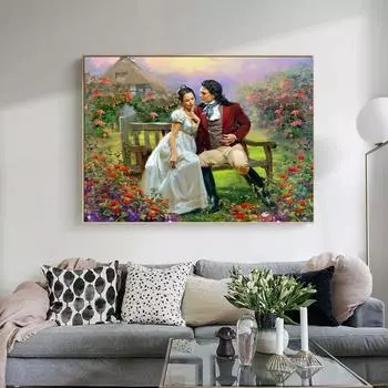 Diy Алмазная картина Вышивка крестом Любители значки Алмазная вышивка Полный круглый алмаз Мозаика Картина 20X30CM