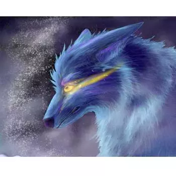 DIY Алмазная картина животное волк вышивка крестом Алмазная мозаика Алмазная вышивка домашний декор картины 20X30CM