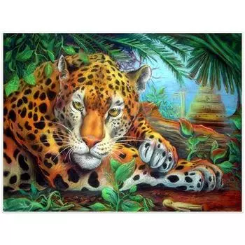 DIY Алмазная мозаика Тигр картина стразами Алмазная вышивка животные Алмазная картина вышивка крестом 20X30CM