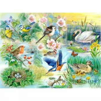 DIY Алмазная вышивка 5D Алмазная картина Мозаика Вышивка крестом 20X30CM