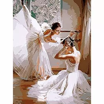 DIY Алмазная вышивка Балет Красота Алмазная картина Портрет Вышивка крестом Горный хрусталь Алмазная мозаика Декор 20X30CM