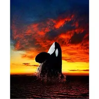 DIY Алмазная вышивка Кит Полная алмазная картина Пейзаж Вышивка крестом 20X30CM