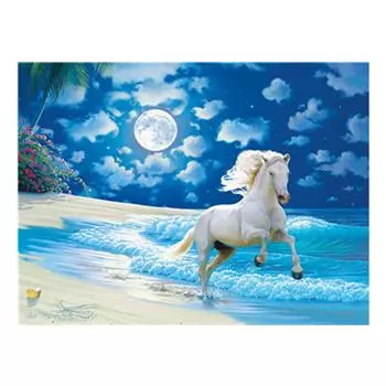 DIY Алмазная вышивка Лесной солнечный пейзаж Вышивка крестом Алмазная картина 20X30CM