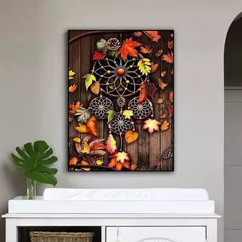 DIY алмазная живопись красивые колокольчики набор для вышивки крестом мозаика искусство алмазная живопись полный круг/квадратный алмаз украшение дома Round 30x40cm