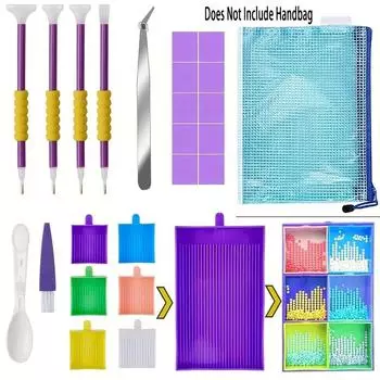 DIY алмазная живопись набор аксессуаров для алмазной живописи для использования с алмазными художественными стразами ювелирные бусины