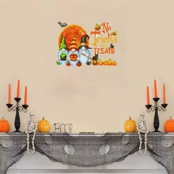 DIY алмазная живопись наклейки ручной работы Хэллоуин три гнома искусство улучшить координацию восприятия наклейки на стену Sets