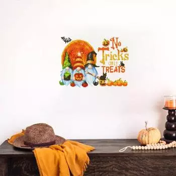 DIY алмазная живопись наклейки ручной работы Хэллоуин три гнома искусство улучшить координацию восприятия наклейки на стену