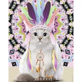 DIY алмазная живопись животное прекрасный белый кролик вышивка крестиком мозаика со стразами украшение дома 20X30CM