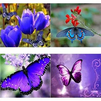 DIY алмазная живопись животное вышивка крестиком бабочка Алмазная вышивка полная круглая дрель горный хрусталь ручной работы домашний декор подарок Full Round 15x20CM