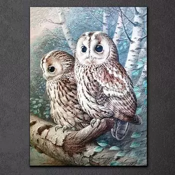 DIY алмазная живопись животное вышивка крестиком полная круглая дрель собака кошка тигр горный хрусталь мозаика подарок искусство украшение дома 15x20CM