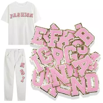 DIY английская буква патч аксессуары для волос буква Пномпень вышивка патч A