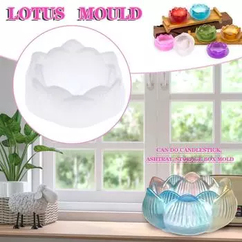 DIY эпоксидный цветок подсвечник ящик для хранения пепельница многофункциональный силикон One Size