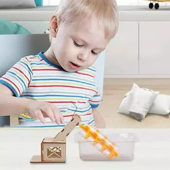 DIY Архимедов винт водоподъемник деревянный STEM научный набор для детей ручная гидравлическая инженерная модель образовательный физический эксперимент Sets