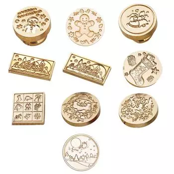 DIY Art Seal Head Wax Seal Stamp Head для наборов деревянных штампов, рождественское приглашение, конверт, декоративный для упаковки, скрапбукинга A