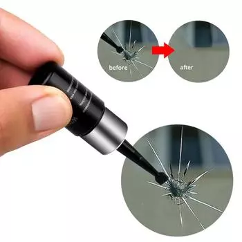 DIY автомобильное оконное стекло, инструмент для устранения царапин, трещин, комплект для ремонта лобового стекла, очиститель для лобового стекла, ремонтный комплект для автомобильного стекла, исправление царапин автомобиля black