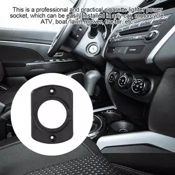 DIY Автомобильное зарядное устройство USB, переключатель, вольтметр, панель для прикуривателя, вольтметр, розетка, держатель для панели