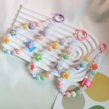 DIY аксессуары бисерный брелок легкий креативный брелок милый сумка подвеска синий