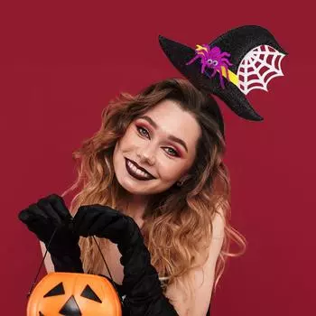 DIY аксессуары для волос Хэллоуин Оправа для очков Тыквы Паук Обруч для волос Косплей Реквизит style2