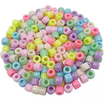 DIY аксессуары смешанные цвета креативные для изготовления ювелирных браслетов 50-200 шт конфетные цвета россыпью бусины геометрия мода Snowflake 8mm*2mm 200Pcs