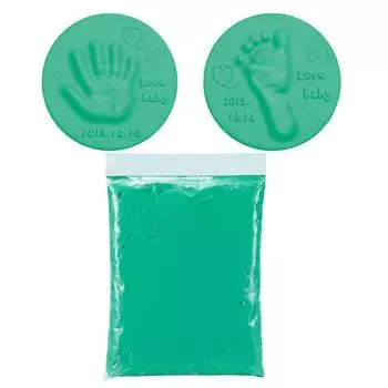 DIY Baby Care Hand Foot Inkpad Handprint Footprint Fingerprint 7 Color Soft Clay Fluffy Foam