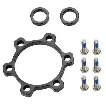 DIY bike Boost Hub Conversion Bike Hub Adapter Gasket Grommet Boost Adapter Kit Front Rear 5.3*5.3*0.2cm чёрный