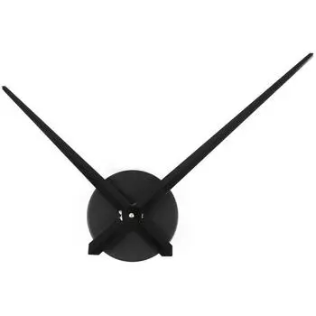 DIY большие бесшумные кварцевые настенные часы, механизм, запасные части, инструмент серебряный