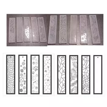 DIY Bookmark Resin Mold Silicone Bookmarks Mold Making Epoxy Resin Jewelry DIY Craft Silicone Form for Epoxy Resin 1