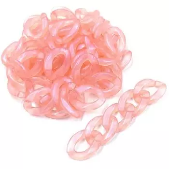 DIY Браслет Изготовление Ювелирных Изделий Модные Бусины Акриловые Флуоресцентные Витые Бусины-Цепочки Флуоресцентные Витые Бусины-Цепочки 10 шт. Свободные Бусины Изготовление Ювелирных Изделий фиолетовый