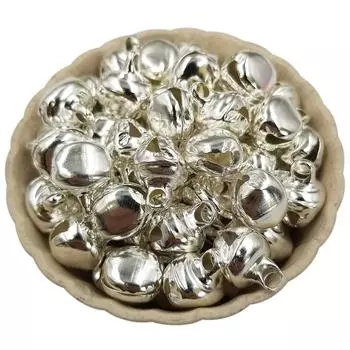 DIY браслет ожерелье 10-50 шт. подарок ремесло кулон рождественские колокольчики DIY ювелирные аксессуары железные колокольчики подвески 6-12 мм бусины 10Pcs 12mm