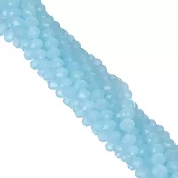 DIY браслет ожерелье 6 мм 100 шт. для изготовления ювелирных изделий Rondelle граненый стеклянный кристалл DIY ремесло натуральный разделитель свободные бусины бусины