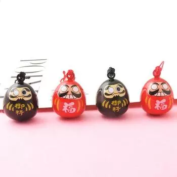 DIY Брелки Сумка Подвески Красные Водяные Колокольчики Lucky Cat Брелки Брелок Колокольчики Подвеска Япония Дарума