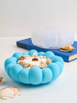DIY Bubble Cloud Tray Силиконовая форма для ювелирных изделий Подставка для хранения Цветочный горшок Бетонный подсвечник Формы из смолы Домашний декор Ремесло