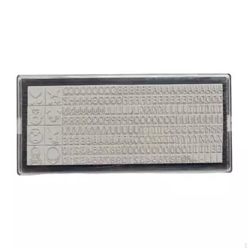 DIY Буква Номер Штамп Адрес Компактный Многоцелевой Портативный Сменный для Скрапбукинга