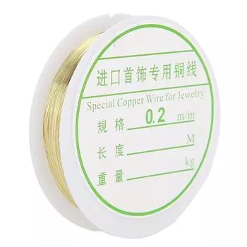 DIY бусины нитки ювелирные изделия аксессуары нейл-арт маникюр металл медная проволока нить(Золото)