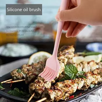 Кисть для выпечки торта своими руками, кисть для смазывания маслом хлеба, крема, кулинарная кисть, силиконовая кисть для кухни, щетка для барбекю, высокая термостойкость чёрный