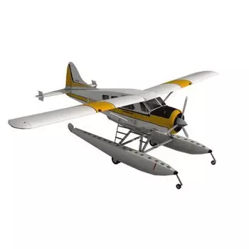 DIY CAN Beaver Float гидросамолет 3D бумажная модель самолета модель 1/32 DHC-2 (Разобранный комплект)