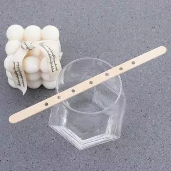 DIY Candle Making Wooden Centering Tools Wick Bars Wick Clips Candle Wick Holders 10pcs