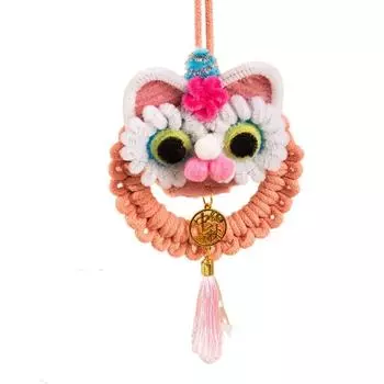 DIY Cartoon Rabbit Car Ornament Plush Material Car Hanging Ornament Modern Vehicles Style 5