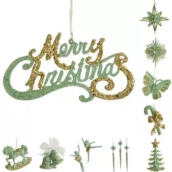 DIY Christmas Tree Baubles Hanging Ornaments Xmas Decorations Merry Christmas